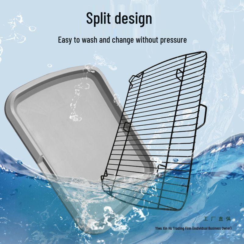 Anti-Step Dog Litter Box for All Breeds - Fixed Point Pet Urinal & Easy Clean