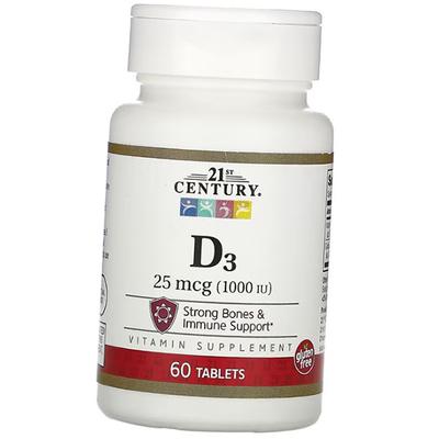 Vitamin D3, Cholecalciferol, Vitamin D3 1000, 60tab (36440067)