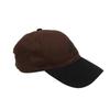 Fashion Korean Style Letter Embroidered Baseball Cap Unisex Street Casual Color Blocking Peaked Cap