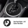 Carbon Fiber Interior Gear Shift Panel Cover Trim For Mazda MX-5 Miata 2009-2015