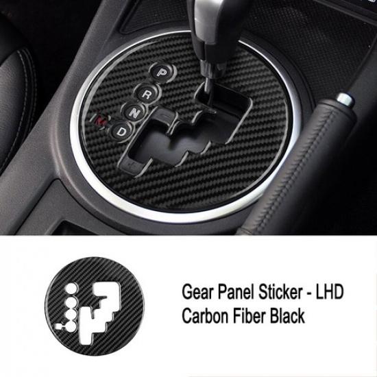 Carbon Fiber Interior Gear Shift Panel Cover Trim For Mazda MX-5 Miata 2009-2015