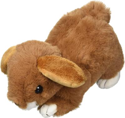 Take Off Maron the Rabbit Plush Toy with Music Box Lop-Eared Red-Brown