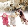 Entzückender weißer Schaf- und böser Wolf-Erzählpuppenhut für Kinder-Spielzeit