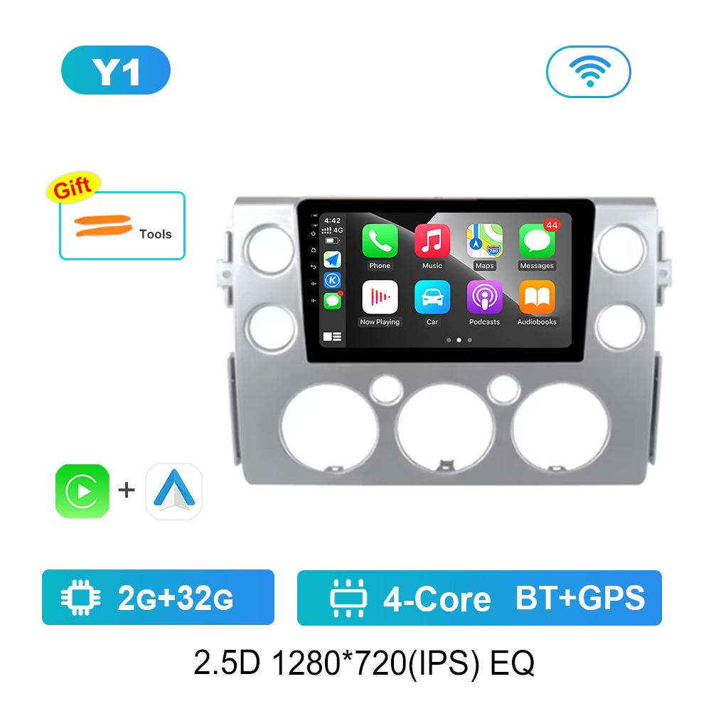 

for Toyota FJ Cruiser J15 2006 - 2020 Car Radio Multimedia Player 9 Android OS GPS Navi 4G Carplay WiFi Auto Tools Bluetooth