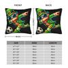 Pillow Cover Funny Leprechaun Playing Soccer St Patrick Day Novelty Pillow Case For Living Room Chair Pillowcases