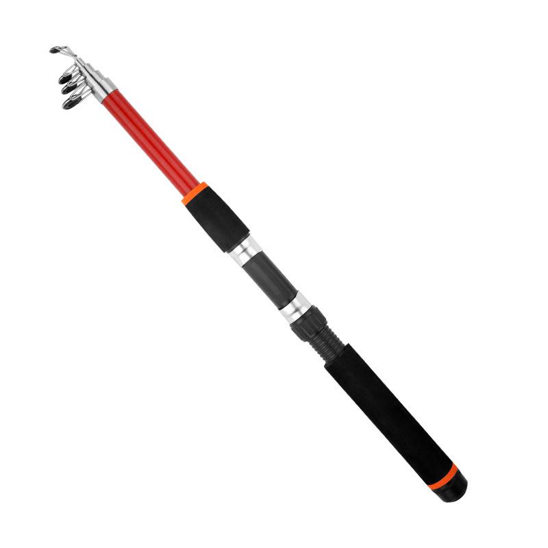 

П ятиколірний портативний набір вудок: Компактний і повний комплект для морської риболовлі 1.8 червоний