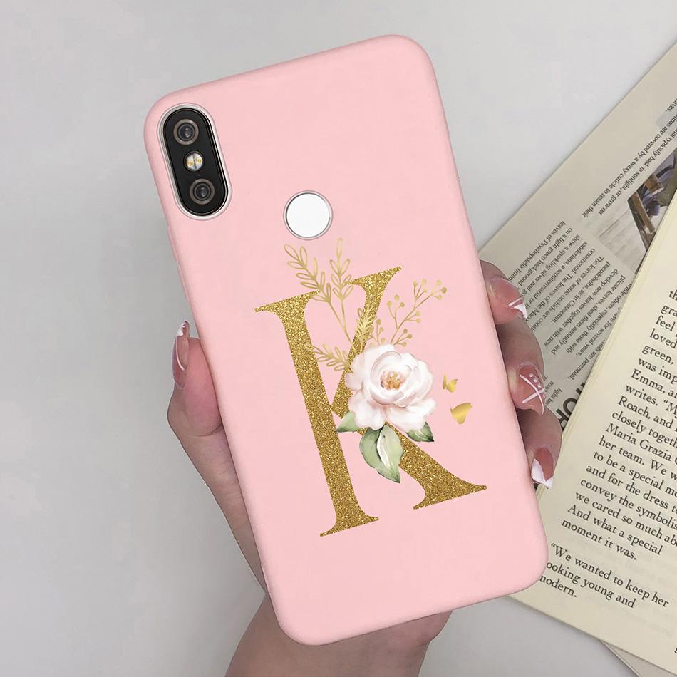 Case For Xiaomi Mi A2 A 2 Lite A1 A 1 MiA2 MiA1 Cute Letters TPU Silicone Bumper Soft Back Cover for Xiaomi Mi 5X 6X Phone Case
