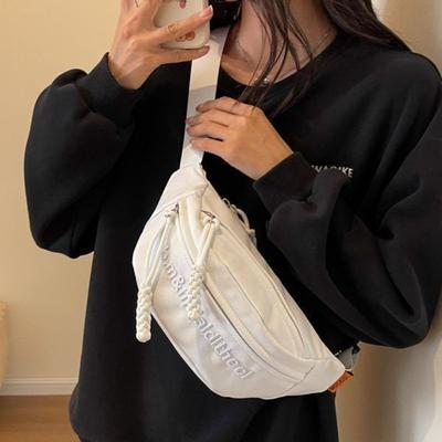 Men's and Women's Fashion Bags Crossbody Bags Women's Simple and Versatile Sports Fanny Packs Women's High-end Breast Bags