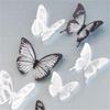 18ks/set DIY 3D samolepky na zeď s motýly Art Decal PVC Butterflies Home Decor