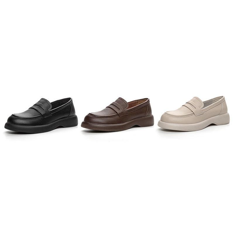 Retro Shoes Versatile Shoes Thick-soled Shoes Women's Soft-soled Shoes One-step Wear