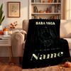 Baba yaga John wick Custom Flannel Blankets Soft Warm Cozy Throws for Home Decor Holiday Gifts