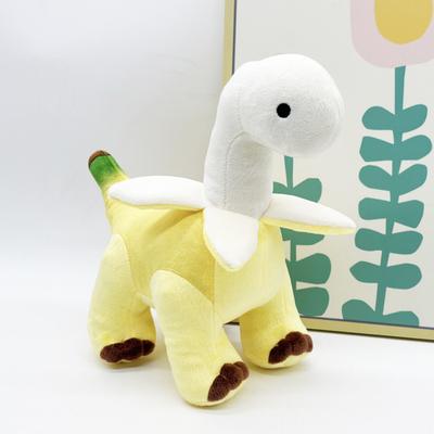 Yousheng Dinosaur Doll Plush Toy with Banana Symbol of Wealth Good Luck Soft Super-Soft Fabric Doll Year of Horse Doll