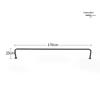 Wall-mounted & Side-mounted Drying Rod for Bedroom Wardrobe and Balcony - Fixed Top-Mounted Clothes Rack, Free Shipping