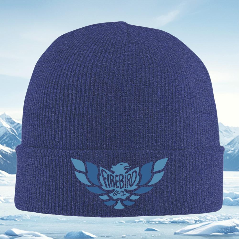 Design odznaku ve tvaru křídla Firebird Pánská Dámská Unisex Pletená Čepice Beanie Pulovrová Čepice Zimní Tepelná Teplá Vánoční Venkovní Cyklistika