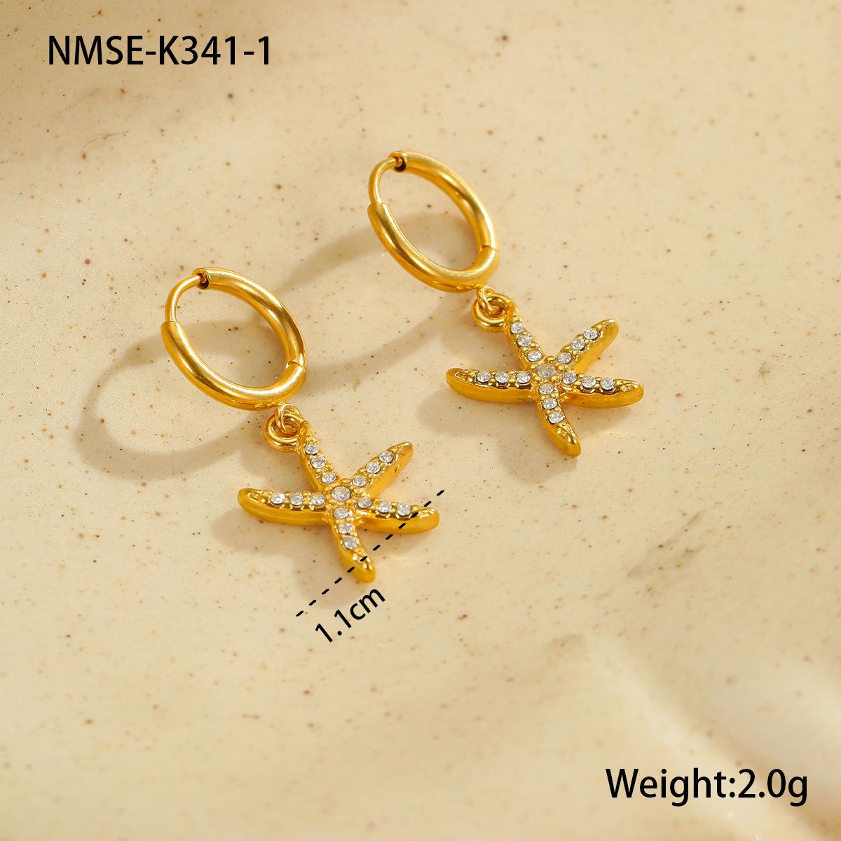 GEMCHIC Women s Stainless Steel Ocean Theme Earrings - Starfish Shell Crab Anchor Geometry Design for Beach Vacation Fashion Jewelry