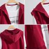 Autumn New Plus Size Hooded Korean Style Slimming Loose Casual Vest Jacket S5660