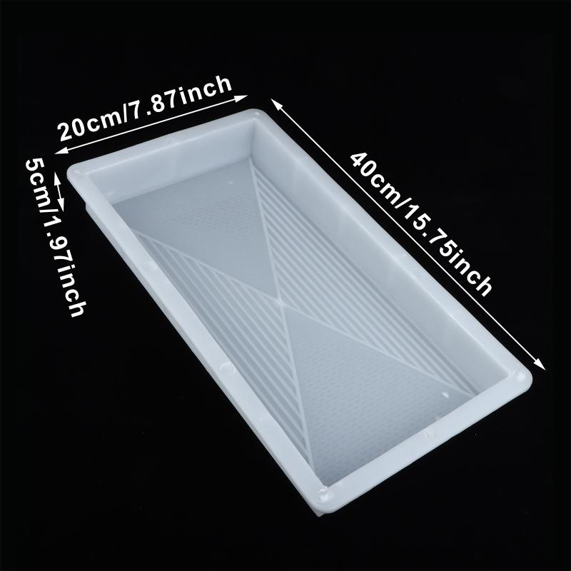 1 Pcs Square Paving Stone Garden Path Art Antique Tile Plastic Mold Courtyard Non-Slip Concrete Floor Tile Production Mold