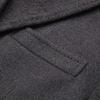 FAPAI Men's 88% Merino Wool & Silk Blend Overcoat