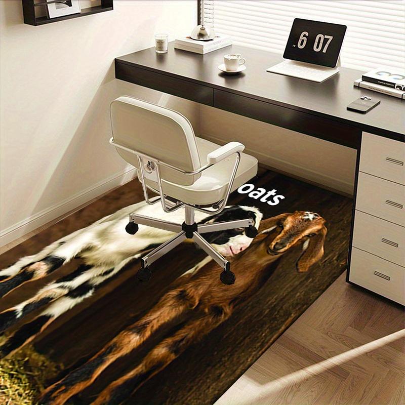 Office Carpet Baby Goats Sofa Rug for Under Chairs, Protection Blanket