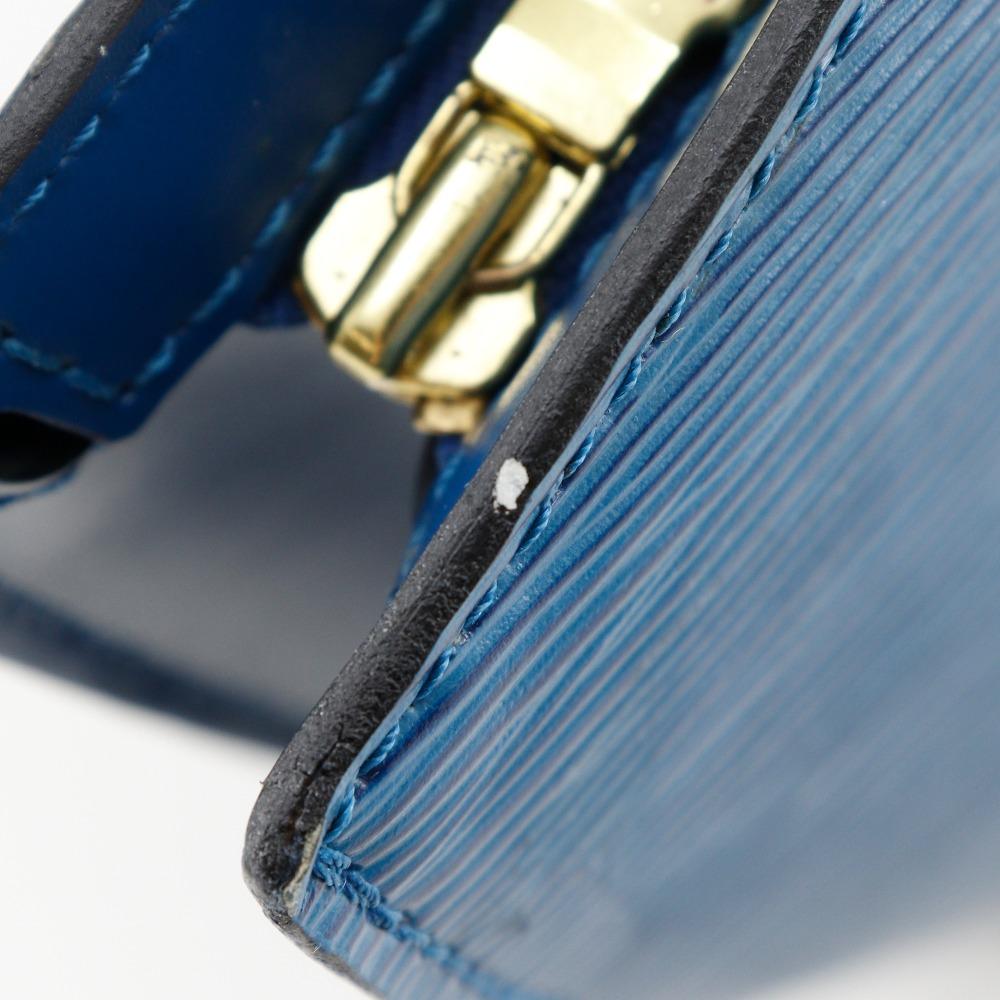 Louis Vuitton Sun Jack Handbag M52275 Toledo Blue Blue Epi Leather Women Used