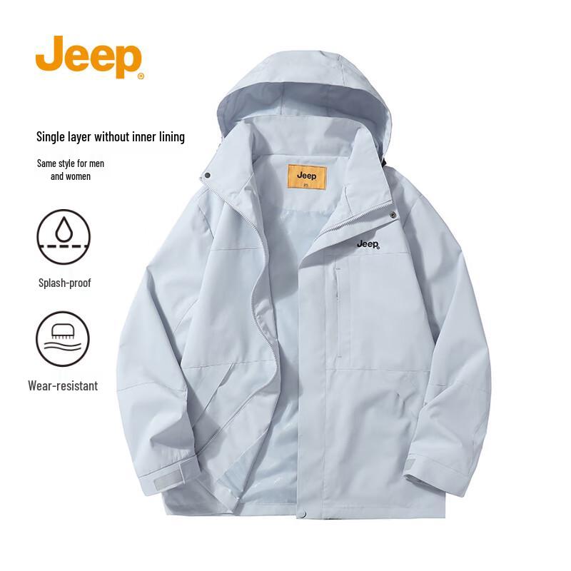 JEEP Unisex 2025 Spring/Summer Casual Windbreaker Jacket