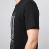 adidas T Shirts Men's Black Crew Neck Moderate Straight Fit DY8742