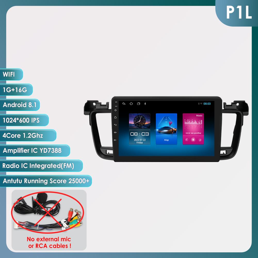 

Ossuret 2din Android Autoradio для Peugeot 508 508SW 2011 - 2018 Автомобильный Радио Мультимедиа Видео Плеер GPS Navi Головное Устройство Carplay 4G RDS интеллектуальный DVR