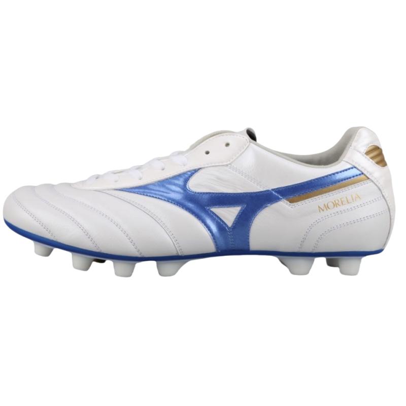 Mizuno Morelia 2 Comfortable Non-Slip Durable Soccer Shoes Unisex Soccer Shoes Blue White P1GA241225 44