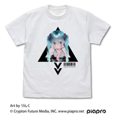 Hatsune Miku T-shirt a colori Rinku Ver. BIANCA M T-shirt Vocaloid