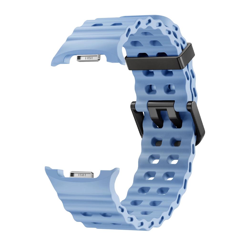 Sports Silicone Strap For Samsung Galaxy Watch 8 40 44mm Marine One-Tone Band Bracelet For Galaxy 8Classic 46MM Rubber Watchband
