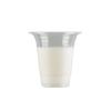 ZISIZ Disposable Plastic Milk Tea Cups