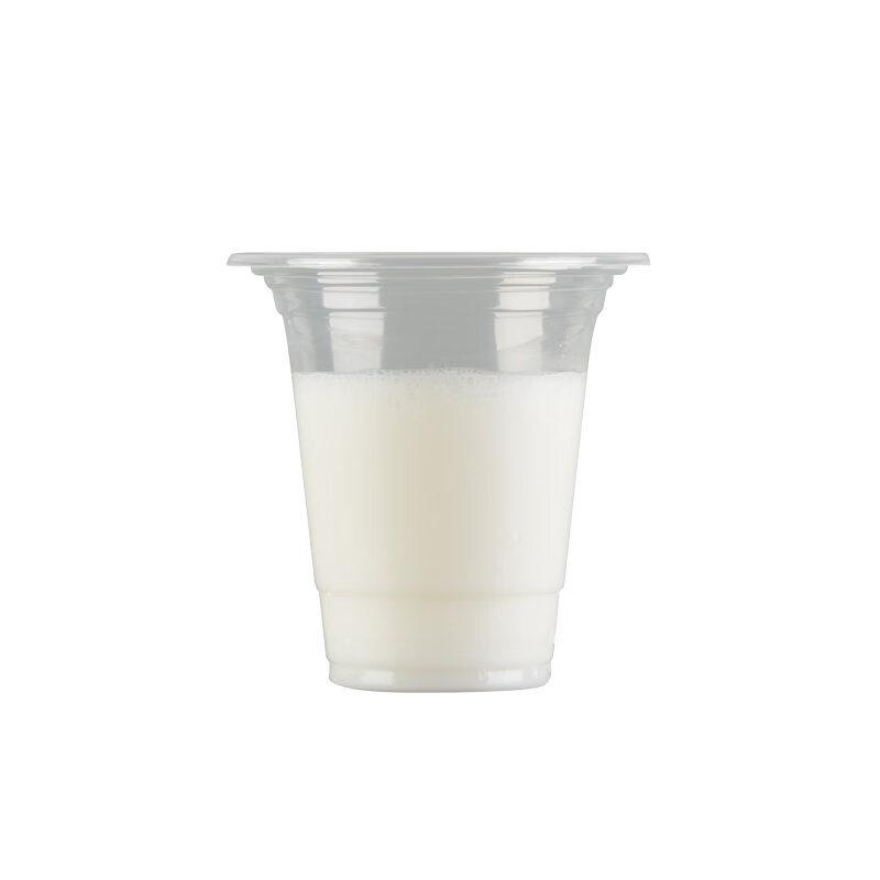 ZISIZ Disposable Plastic Milk Tea Cups
