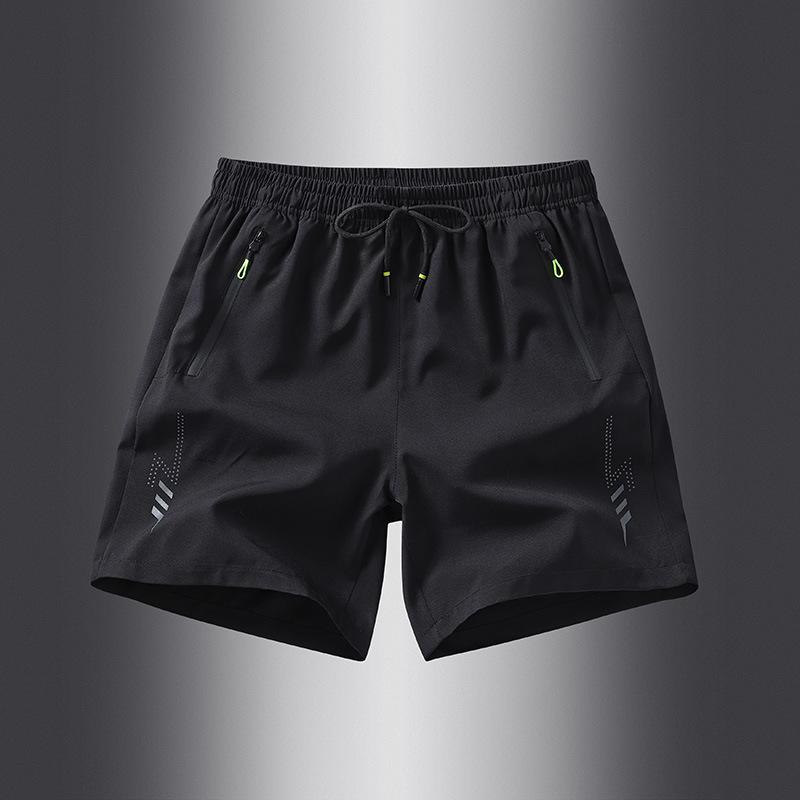 Ice Silk Shorts for Men In Summer Loose Casual Five Quarter Length Pants Plus Size Quick Drying Ultra-thin Sports Big Shorts