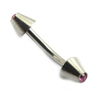 [E5324] - Piercing Arco 'Lux Points' Rosa