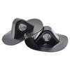 2Pcs PVC Inflatable Boat Safety Rope Buckle Black Awning Buckle Boat Safe Drag Rope Hook Anchor Rope Buckle