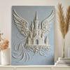 Pearl The Flying Castle DIY Diamond Art Kits 15.7x19.6inch Gem Art Diamond Painting Kits Without Frame for Adults Gift Idea Home Wall Decor