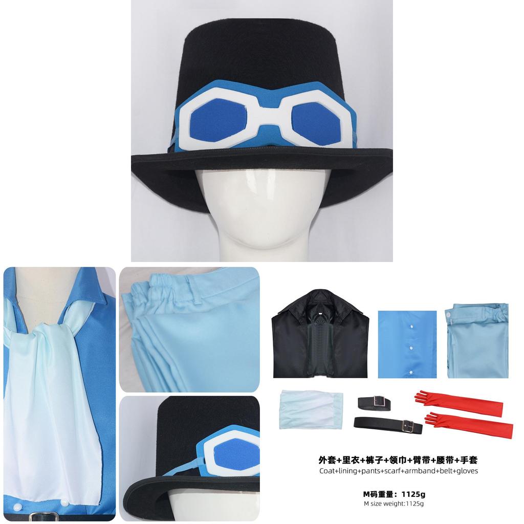 Sabo Cosplay Costume With Spandex Fabric For Anime Role Play