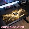 Pittsburgh Penguins Customized Name Text Mouse Pad, Large Desk Mouse Mat Personalized Home Office Present