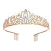 European & American Fashion Crystal Crown Bridal Headdress for Birthdays & Bachelorette Parties