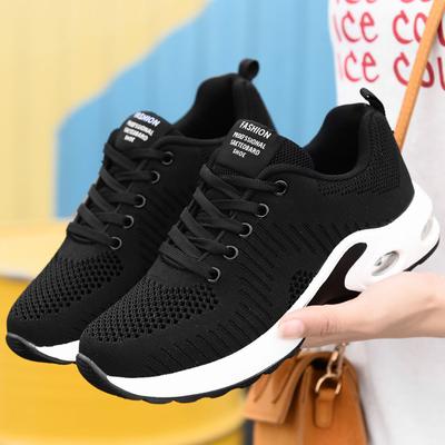 Damen Summer Fly Knit Atmungsaktive Mesh-Sport-Luftpolster-Max-Fitness-Laufschuhe