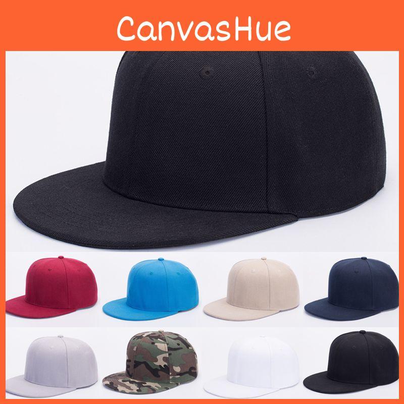Solid Color Snapback Hat For Men And Women With Skin-friendly Material