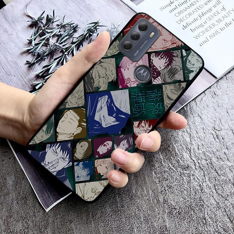 

Чехол Jujutsu Kaisen Satoru Gojo для Motorola Moto E32 E20 E40 G22 G52 G20 G30 G100 G60 G50 G10 GPure GStylus G9 One Action Macro Moto G9 Plus