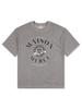 LA MAISON STUDIO Unisex Le Lis Pigment Classic Logo Smoky Short Sleeve T-Shirt Light Grey (Fcf2Ts417M)