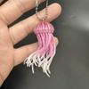 Jellyfish Keychain Capsule Toy Simulation Marine Organism Model Toy Stereogram Gacha Pendants Gifts