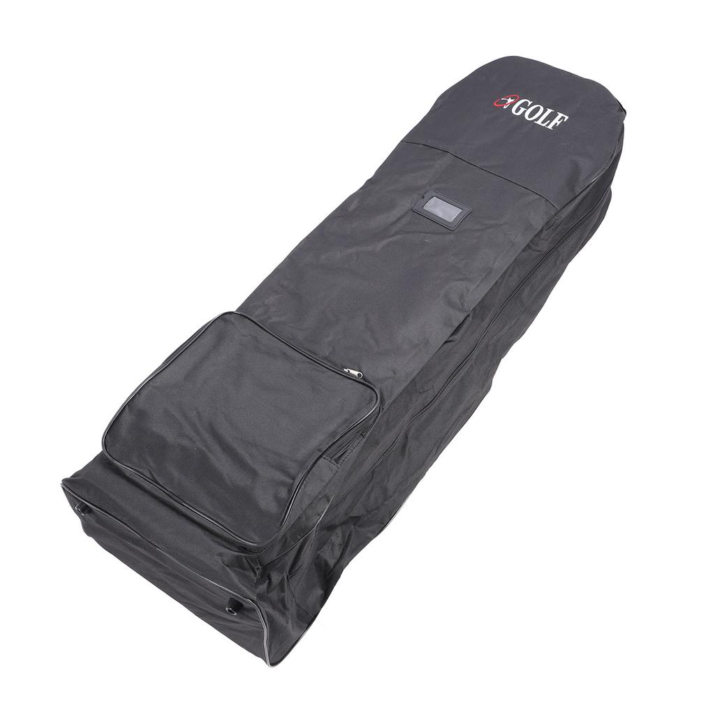 Club Travel Bag with Wheels Abrasion Resistant Oxford Fabric Quiet Rolling Padded Club Luggage Case for Airlines