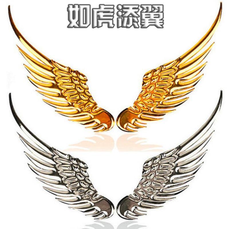 General Purpose 3D Wing Sticker Emblem Sticker for Cars Cool