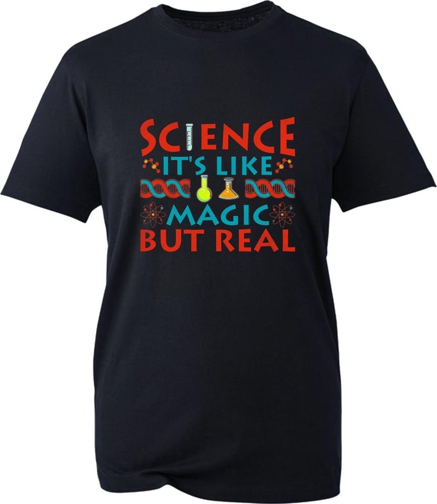 Science Its Like Magic But Real TShirt Scientific Medical Experiunisexts Dna Rna
