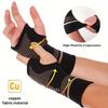 2pcs Copper Ion Palm Protection Nylon Knitting Copper-containing Exercise Pressure Anti-sprain Copper Ion Palm Protection Wrist Ventilation Pressure
