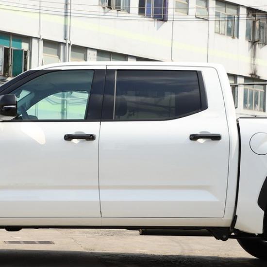 ABS Carbon Fiber Exterior Door Handle Decor Cover Trim for Toyota Tundra -24