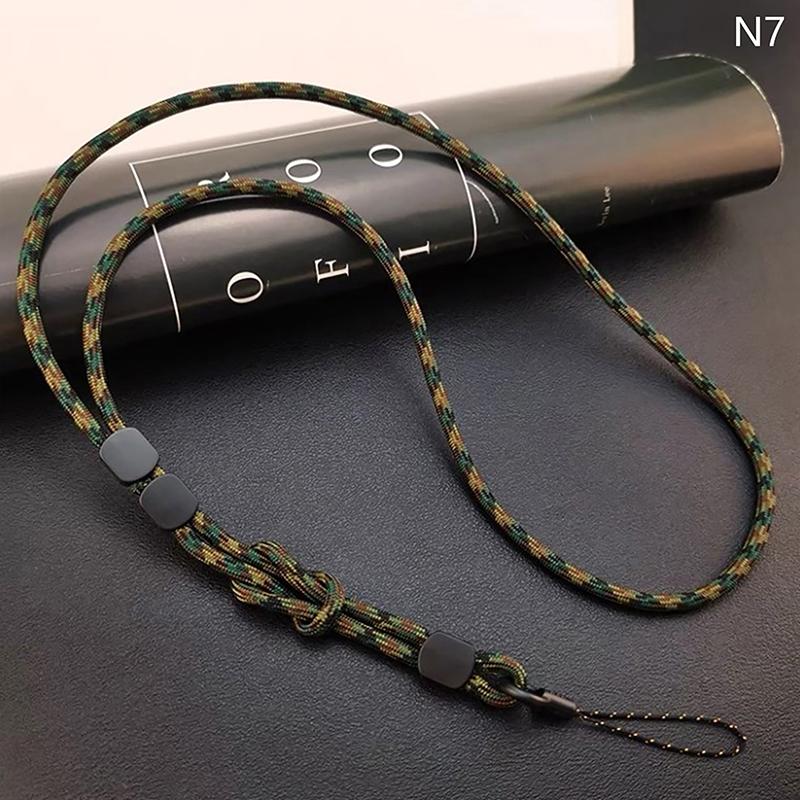 

Длинная цепочка для подвешивания на шею, плетеная вручную, ремешок для мобильного телефона, прочный и регулируемый по длине, двойного назначения, подвеска для телефона с защитой от потери